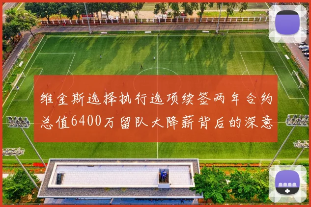 维金斯选择执行选项续签两年合约总值6400万留队大降薪背后的深意